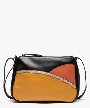 Sac besace femme fin à bande dorée vue1 - GEMO (ACCESS) - GEMO