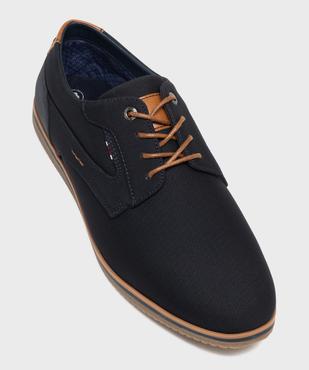 Derbies en toile à semelle sport homme - Mario Baldano vue6 - MARIO BALDANO - GEMO