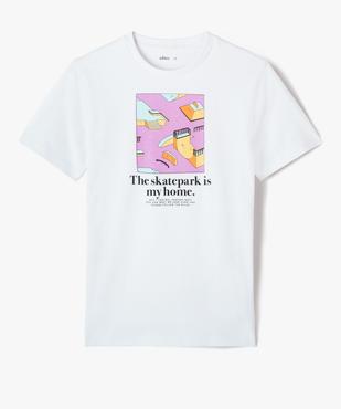Tee-shirt garçon à manches courtes avec motif sur le buste vue1 - GEMO (JUNIOR) - GEMO