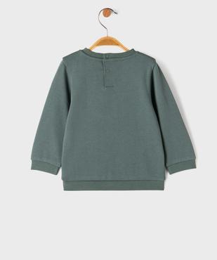 Sweat avec motif lion bébé garçon vue3 - GEMO 4G BEBE - GEMO