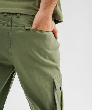 Pantalon cargo 2-en-1 transformable en short homme - Roadsign vue5 - ROADSIGN G4G - GEMO