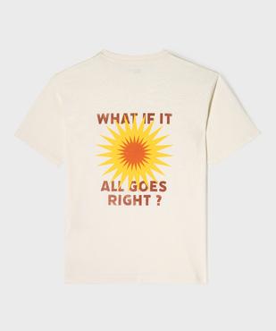 Tee-shirt manches courtes avec motifs soleils garçon vue3 - GEMO 4G GARCON - GEMO