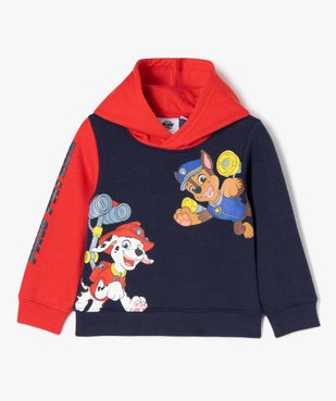 Sweat à capuche bicolore garçon avec motifs - Pat Patrouille vue2 - PAT PATROUILLE - GEMO