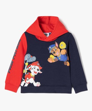 Sweat à capuche bicolore garçon avec motifs - Pat Patrouille vue2 - PAT PATROUILLE - GEMO