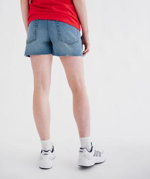 Short en jean spécial grossesse avec bandeau vue3 - GEMO (MATER) - GEMO