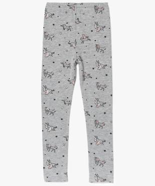 Legging long à motifs licornes vue2 - GEMO (ENFANT) - GEMO