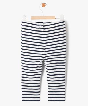 Legging en maille imprimée et texturée bébé garçon vue3 - GEMO(BEBE DEBT) - GEMO