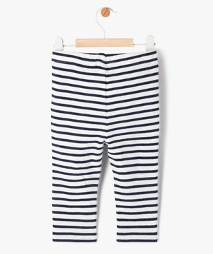 Legging en maille imprimée et texturée bébé garçon vue3 - GEMO(BEBE DEBT) - GEMO