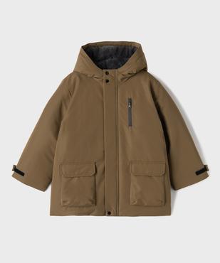 Parka à capuche avec doublure douillette garçon vue2 - GEMO 4G GARCON - GEMO