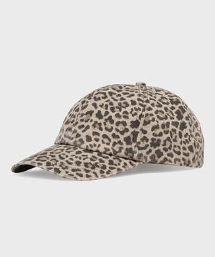 Casquette à imprimé léopard femme vue1 - GEMO (ACCESS) - GEMO