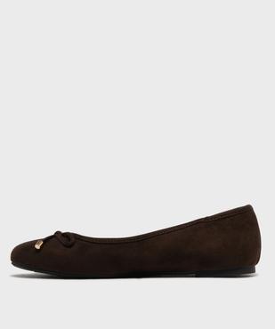 Ballerines en suédine avec noeud femme - Valentina Baldano vue3 - VALENTINA BALDA - GEMO