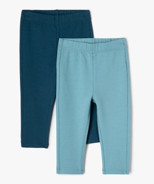 Pantalon en maille à taille élastiquée bébé garçon (lot de 2) vue1 - GEMO(BEBE DEBT) - GEMO