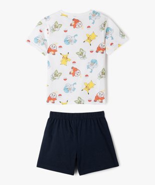 Pyjashort en coton imprimé garçon - Pokémon vue3 - POKEMON - GEMO