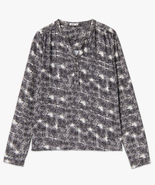 Blouse femme à motifs avec manches retroussables vue4 - GEMO(FEMME PAP) - GEMO