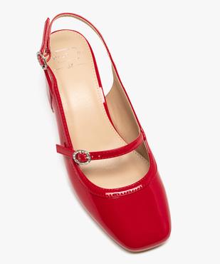Escarpins sling-back avec boucles à strass femme vue5 - FOLLOW ME - GEMO