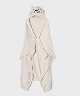 Plaid à capuche en maille douillette enfant vue1 - GEMO (ACCESS) - GEMO