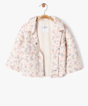 Veste matelassée à motif fleuris bébé fille - LuluCastagnette vue5 - LULUCASTAGNETTE - GEMO