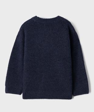 Pull col rond garçon - LuluCastagnette vue3 - LULUCASTAGNETTE - GEMO