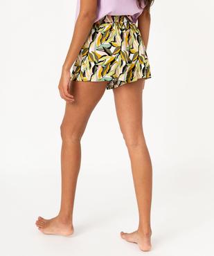 Short de pyjama femme ample à motifs  vue3 - GEMO(HOMWR FEM) - GEMO