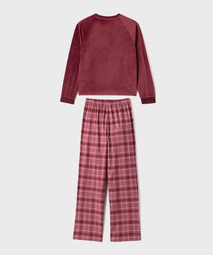 Pyjama esprit homewear fille vue3 - GEMO (JUNIOR) - GEMO