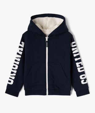 Sweat zippé doublure fourrure imitation garçon - Camps United vue2 - CAMPS UNITED - GEMO