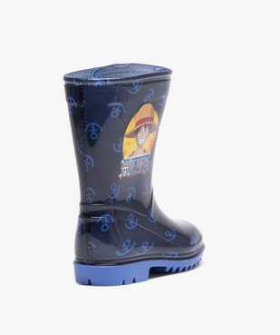 Bottes de pluie garçon imprimées ancre marine - One Piece vue4 - ONE PIECE - GEMO