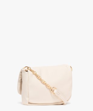 Sac besace compact à matelassage verni femme vue3 - GEMO (ACCESS) - GEMO
