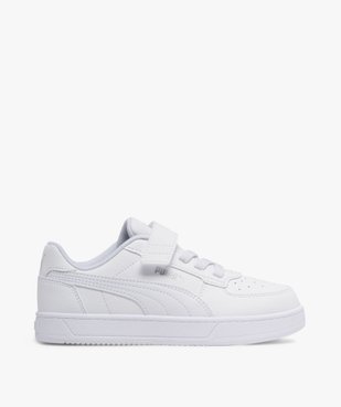 Baskets garçon unies à scratch et à lacets élastiques Caven - Puma vue2 - PUMA - GEMO