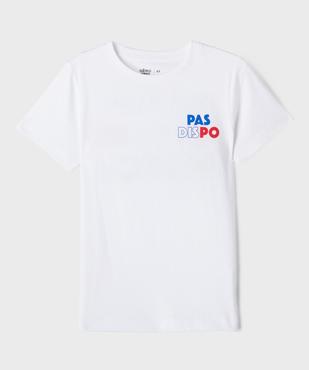 Tee-shirt manches courtes spécial coupe du monde garçon vue1 - GEMO 4G GARCON - GEMO