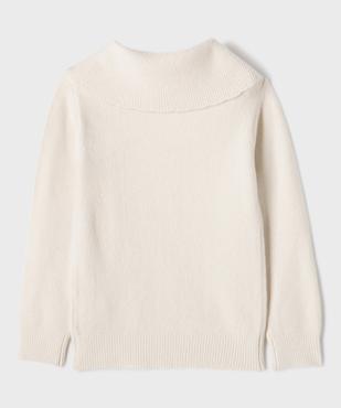 Pull en maille douce à grand col fantaisie fille - LuluCastagnette vue4 - LULUCASTAGNETTE - GEMO