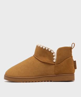 Chaussons montants chauds femme - ISOTONER vue3 - ISOTONER - GEMO