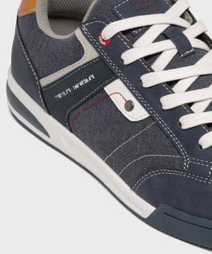 Baskets en toile denim homme - Urban Steps vue6 - URBAN STEPS - GEMO