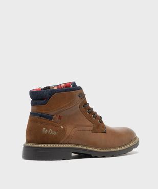 Boots à lacets et zip avec détails en jean homme  - Lee Cooper vue4 - LEE COOPER - GEMO