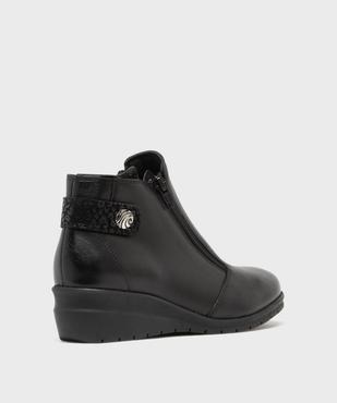 Chaussures montantes confort avec double zip femme vue4 - G'FLEX GEMO FOR GOOD - GEMO