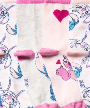 Chaussettes hautes imprimées Stitch et Angel fille (lot de 5) - Disney vue2 - LILO & STITCH - GEMO