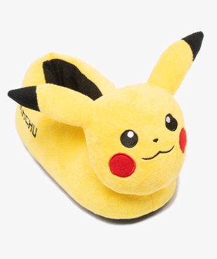 Chaussons 3D forme Pikachu garçon - Pokemon  vue5 - POKEMON - GEMO