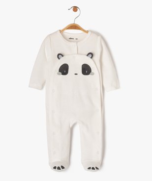 Pyjama dors-bien velours motif panda bébé vue2 - GEMO(BB COUCHE) - GEMO