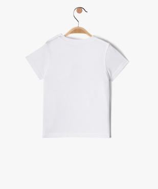 Tee-shirt bébé garçon à manches courtes et message humoristique vue3 - GEMO(BEBE DEBT) - GEMO