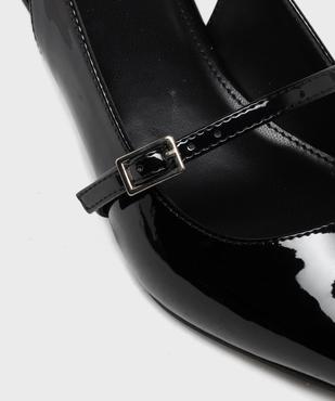 Escarpins sling-back à bout pointu et bride cou-de-pied vernis femme - Follow Me vue6 - FOLLOW ME - GEMO