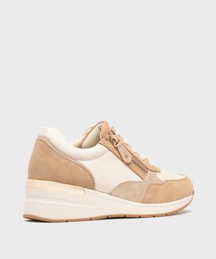 Baskets jogger à talon compensé femme - Valentina Baldano vue4 - VALENTINA BALDA - GEMO