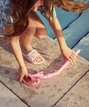 Sandales de piscine à motifs fleuris fille - Fila vue1 - FILA - GEMO