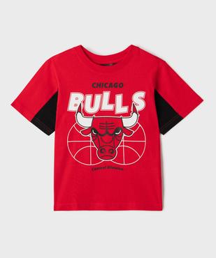 Tee-shirt manches courtes imprimé Chicago Bulls garçon - NBA vue1 - NBA - GEMO