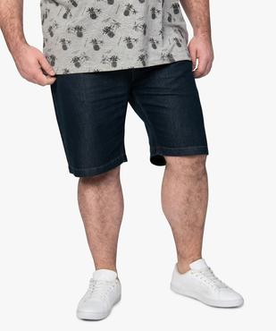 Bermuda en jean homme brut vue1 - GEMO (G TAILLE) - GEMO