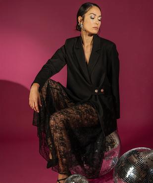 Blazer à fermeture fantaisie femme vue1 - GEMO(FEMME PAP) - GEMO