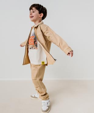 Tee-shirt manches courtes motif urbain garçon vue7 - GEMO 4G GARCON - GEMO