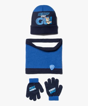 Ensemble garçon 3 pièces : snood + gants + bonnet - La Pat'Patrouille vue1 - PAT PATROUILLE - GEMO