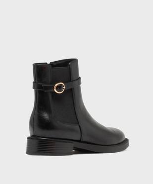 Boots style Chelsea à boucle femme - FOLLOW ME vue4 - FOLLOW ME - GEMO