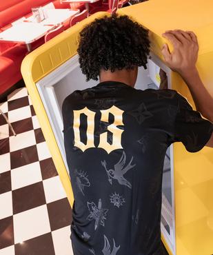 Tee-shirt manches courtes avec motifs et inscriptions garçon - Adidas x Fortnite vue5 - ADIDAS - GEMO