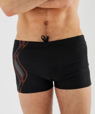 Maillot de bain boxer à rayures homme vue2 - GEMO 4G HOMME - GEMO