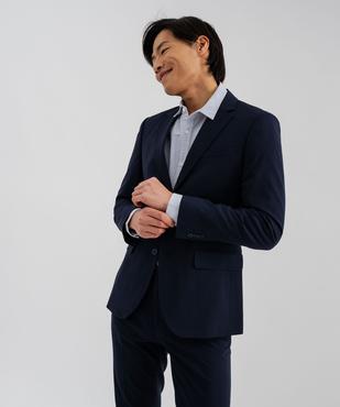 Veste de costume coupe droite en matière extensible homme vue1 - GEMO 4G HOMME - GEMO